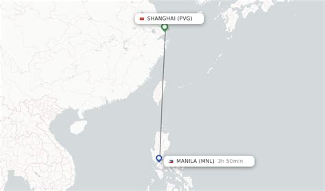 flights from shanghai to manila.